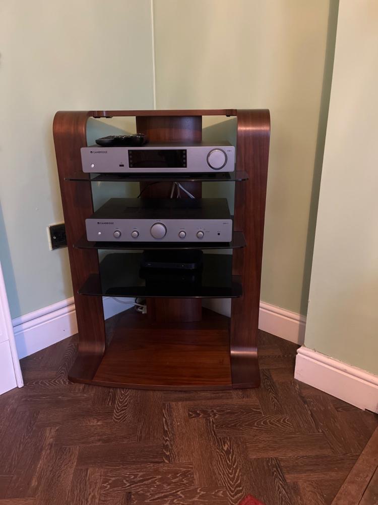 Jual Furnishings Florence Walnut Entertainment Unit - Customer Photo From Samantha Jones
