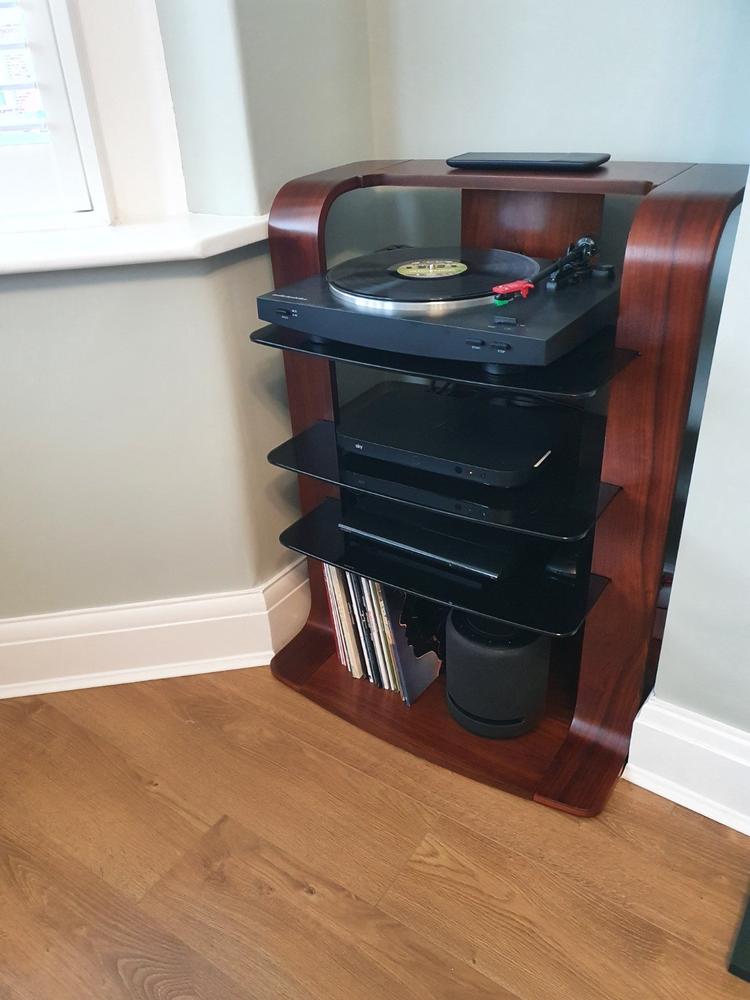 Jual Furnishings Florence Walnut Entertainment Unit - Customer Photo From Christine Howse
