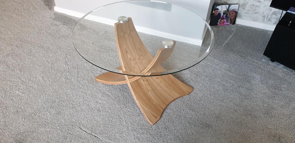 Jual Furnishings Siena Coffee Table Oak - Customer Photo From Christine Marshall