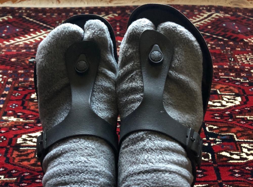 Polar Feet® Fleece Tabi Socks - Nordic - Customer Photo From James P.