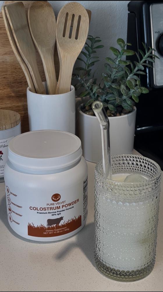 Colostrum Powder for Gut & Immune Health - Customer Photo From Aeriele Johnson