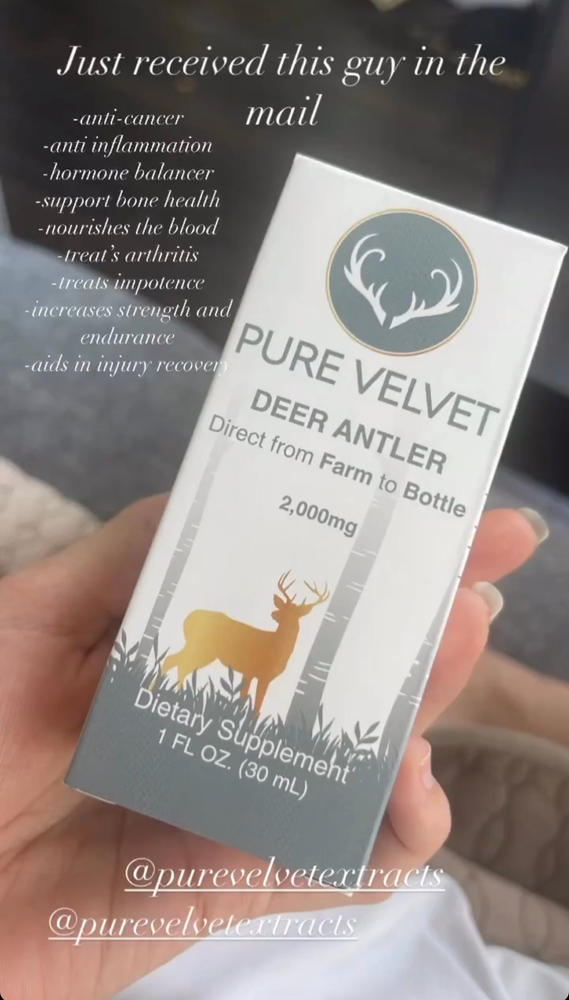 Premium Deer Antler Velvet - Customer Photo From Nevaeh i