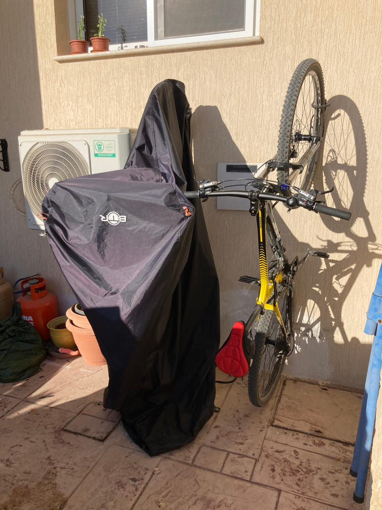 BTR Extra Large Heavy Duty Waterproof Bicycle Cover For 1 or 2 Bikes - Customer Photo From Wendy