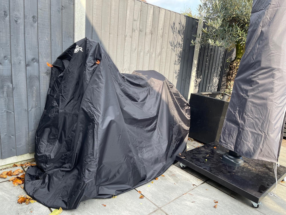 BTR Extra Large Heavy Duty Waterproof Bicycle Cover For 1 or 2 Bikes - Customer Photo From Nic White