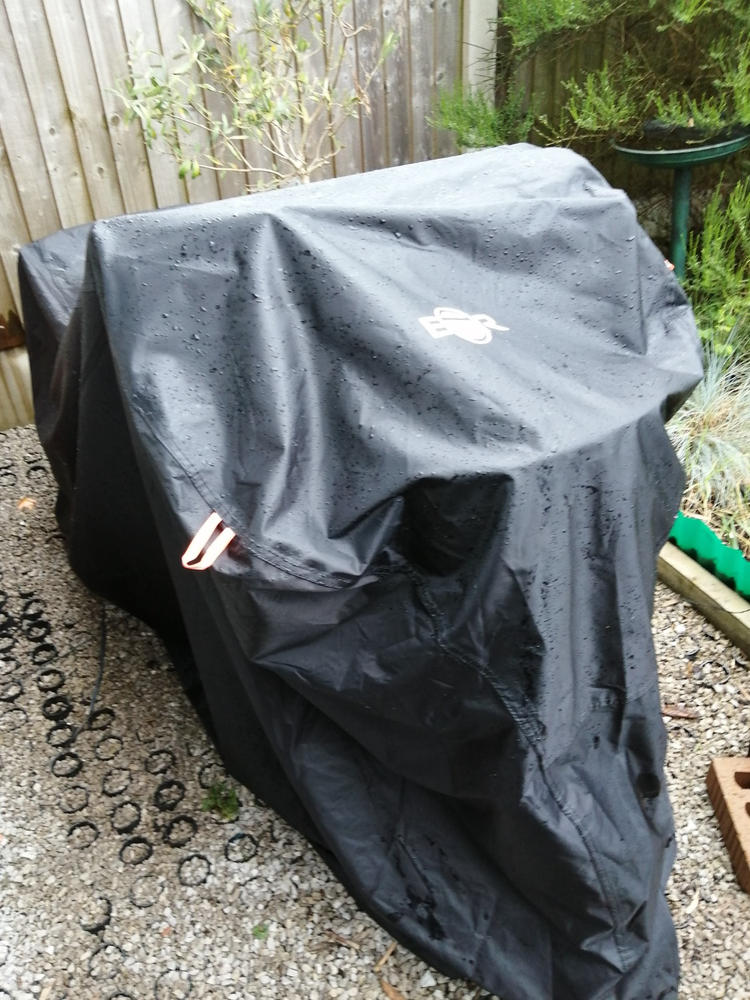 BTR Extra Large Heavy Duty Waterproof Bicycle Cover For 1 or 2 Bikes - Customer Photo From Janet Bayford