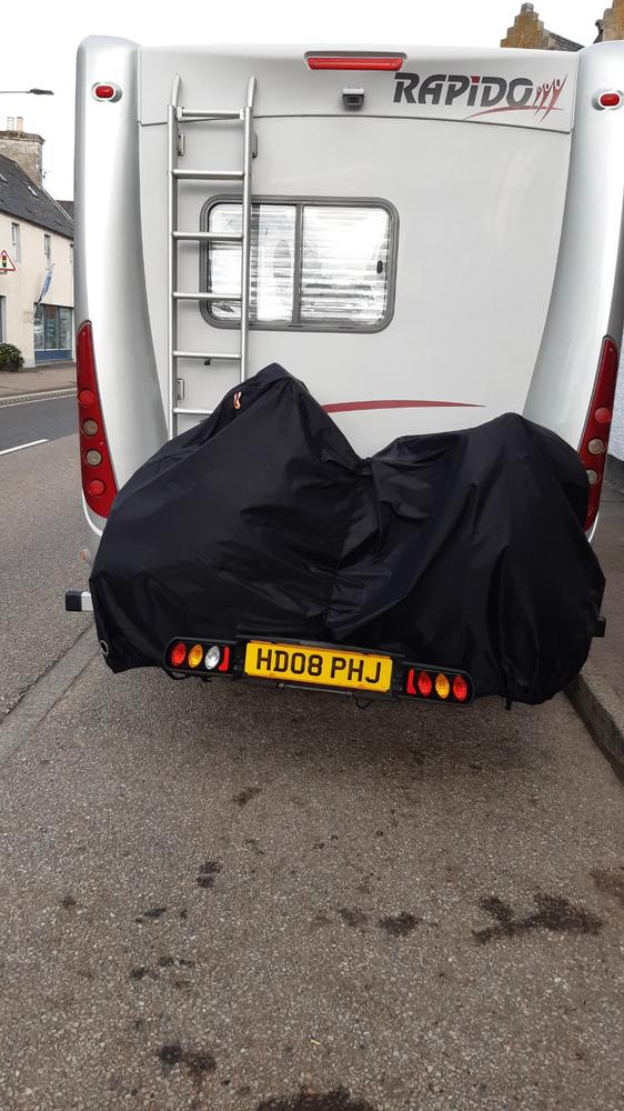 BTR Extra Large Heavy Duty Waterproof Bicycle Cover For 1 or 2 Bikes - Customer Photo From Jacqui Milner