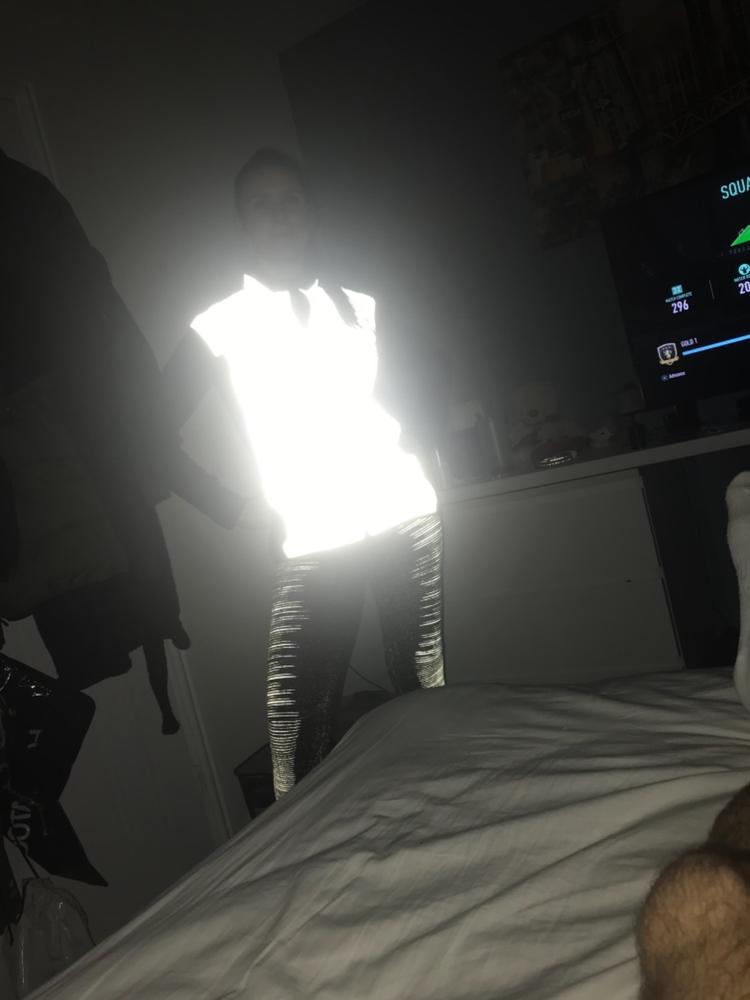 BTR High Visibility & Totally Reflective Running & Cycling Gilet & Vest - Customer Photo From Alison