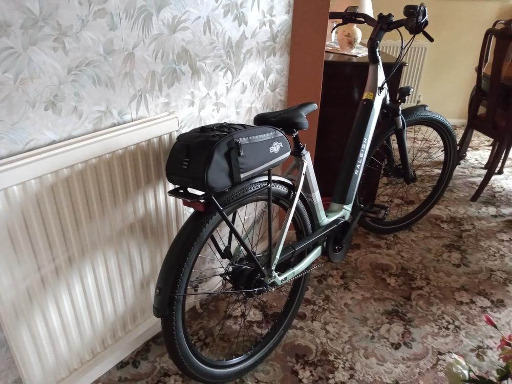 BTR Waterproof Bicycle Rear Rack Pannier Bike Bag - Customer Photo From Paul White
