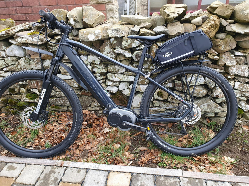 BTR Waterproof Bicycle Rear Rack Pannier Bike Bag - Customer Photo From Lindsey Knox