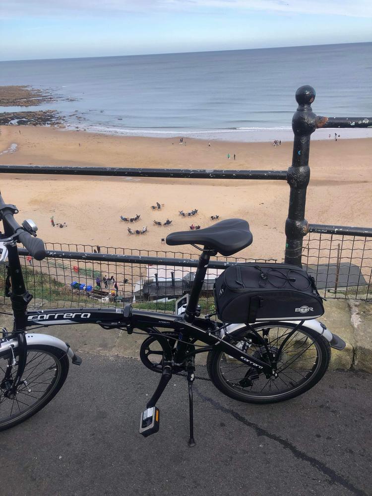 BTR Waterproof Bicycle Rear Rack Pannier Bike Bag - Customer Photo From Molly