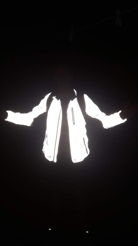 BTR Be Totally Reflective Cycling High Visibility Jacket - Customer Photo From Clare .
