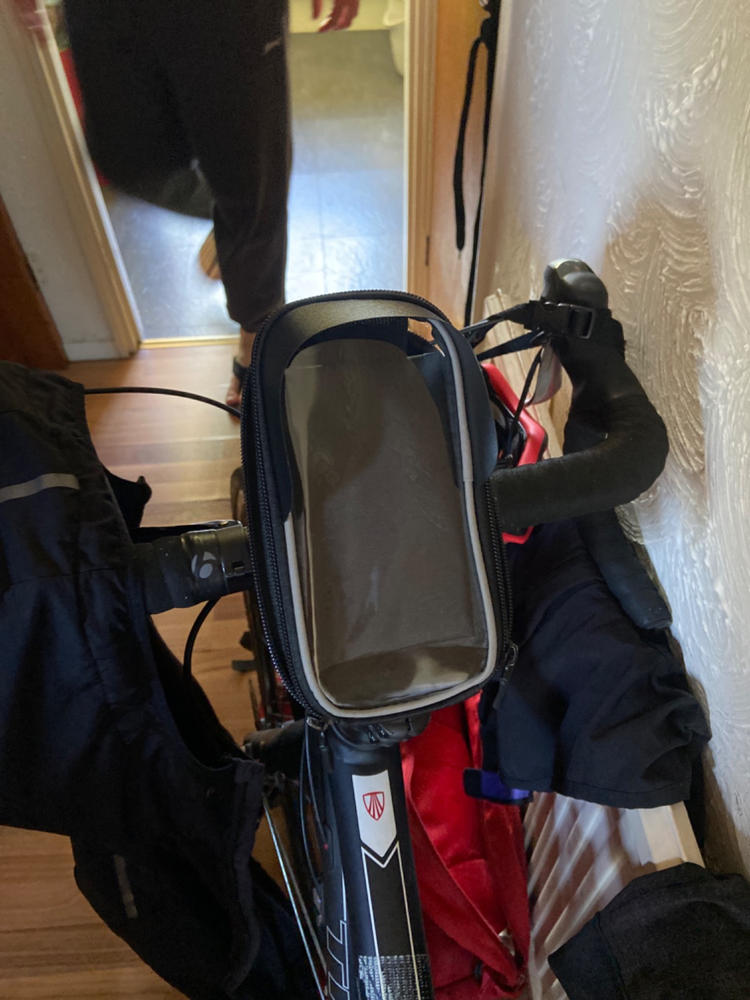 BTR Bike Phone Holder Bike Bag & Bicycle Handlebar Mobile Phone Mount - Customer Photo From Emily H.