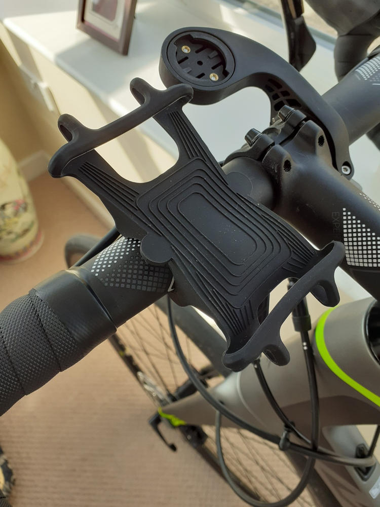 BTR Silicone Handlebar Bike Phone Bag Mount, Fits All Phone