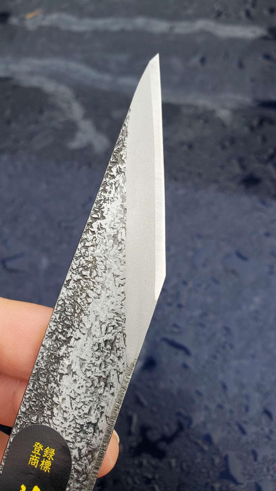 Kiridashi Knife - IKEUCHI - Carbon Blue Steel - Version 3 - Size: 7cm