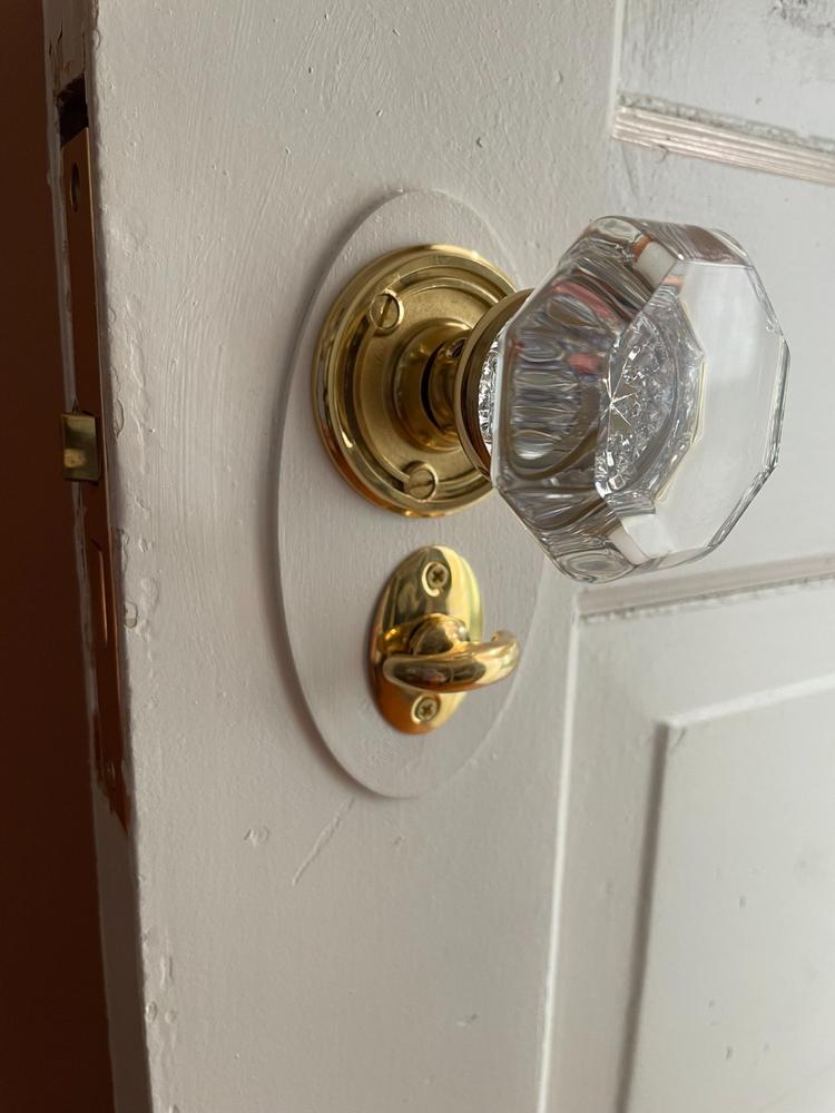 Classic Brass Interior Mortise Lock Set With Thumbturn - Customer Photo From Lee Arnold