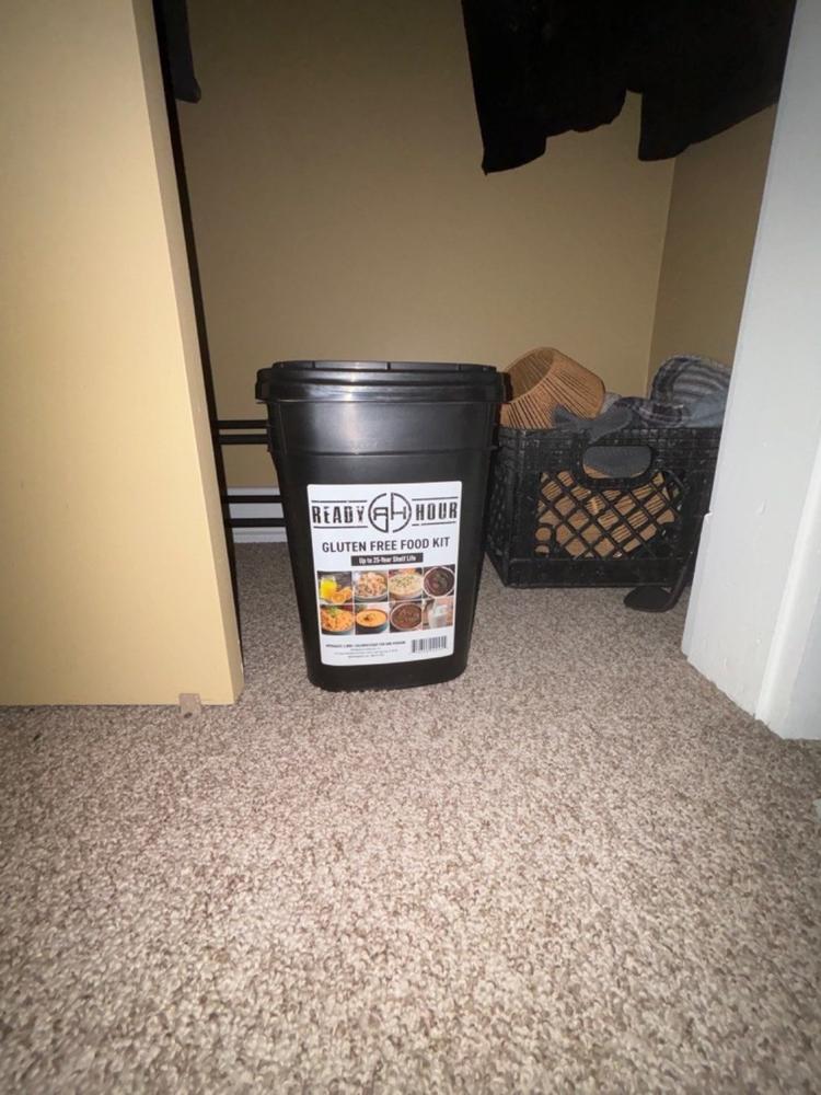 Gluten-Free Emergency Food Kit (120 servings) - Customer Photo From Richard Landry