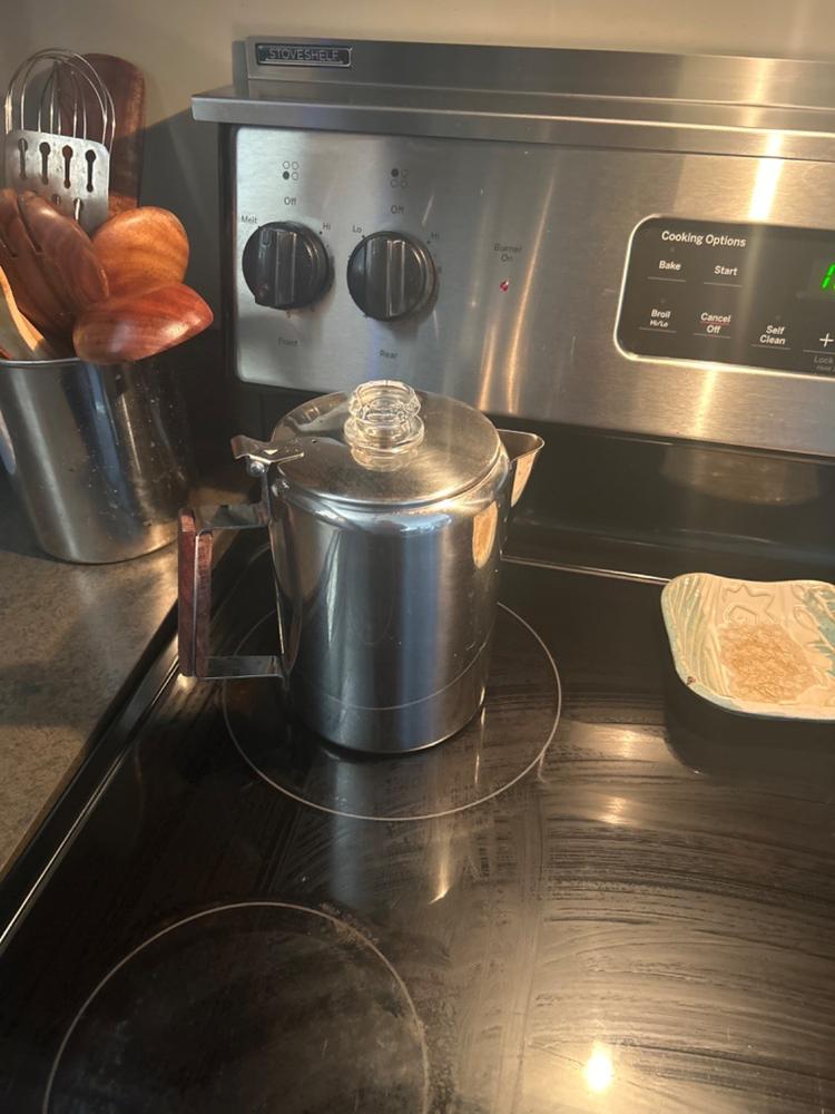 9 Cup Stainless Steel Coffee Pot by Ready Hour - Customer Photo From Matthew Stewart