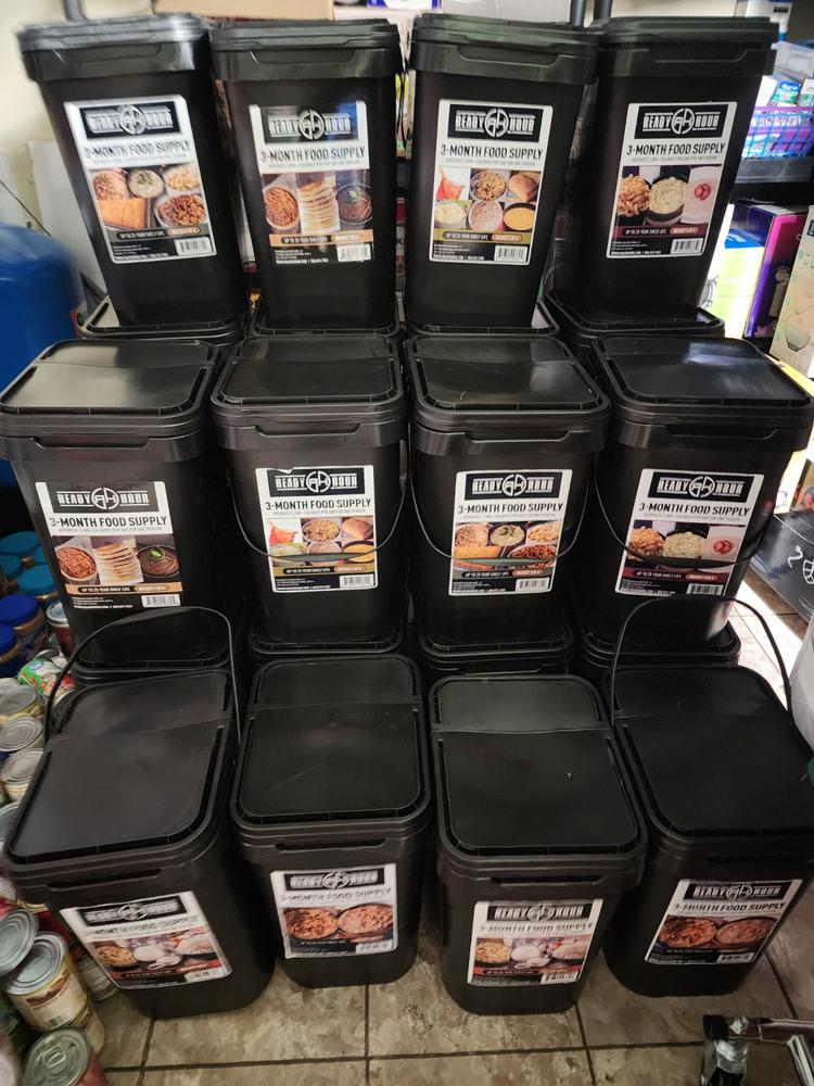 1-Year Emergency Food Supply (2,000+ calories/day) - Customer Photo From Sean Stadler