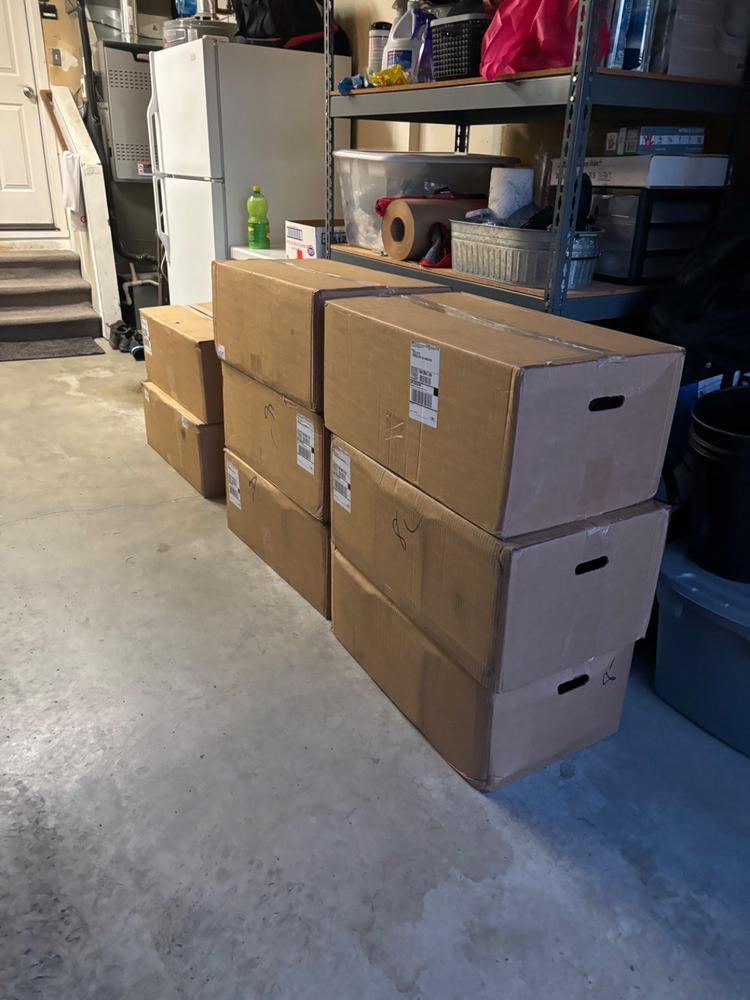 1-Year Emergency Food Supply (2,000+ calories/day) - Customer Photo From Brenda Austin