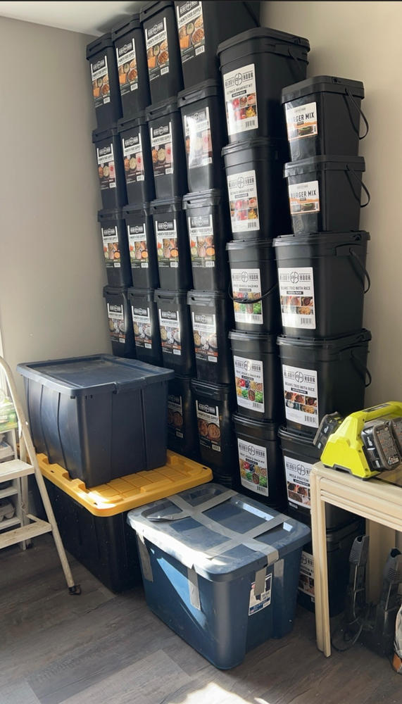 1-Year Emergency Food Supply (2,000+ calories/day) - Customer Photo From Shane Jarrett
