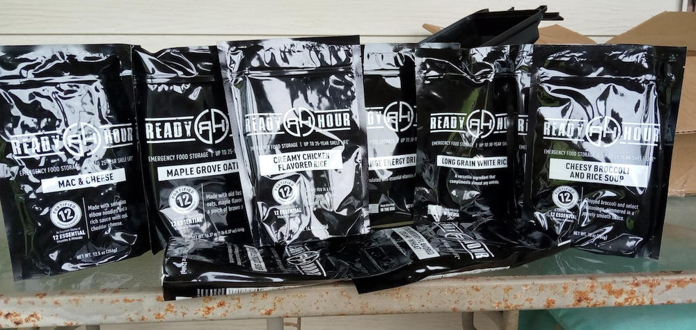 1-Week Food Supply Ammo Can (2,000+ calories/day) - Customer Photo From T J Hurst