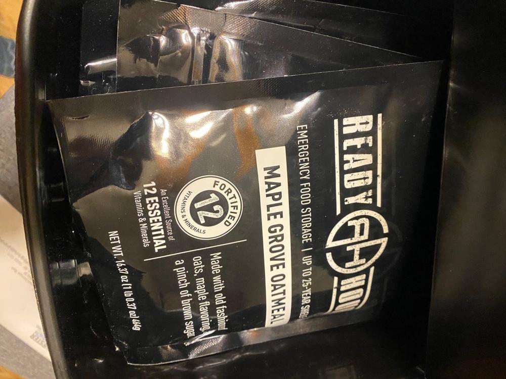 2-Week Emergency Food Supply (2,000+ calories/day) - Customer Photo From Wanda Martinez-Johncox