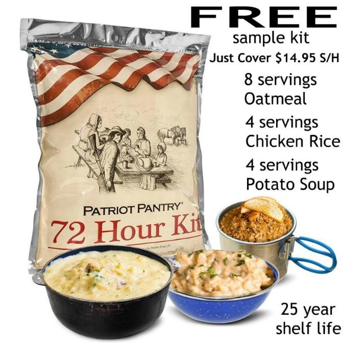 Ready Hour 72 Hour Survival Food Kit Guaranteed 2 Day Delivery