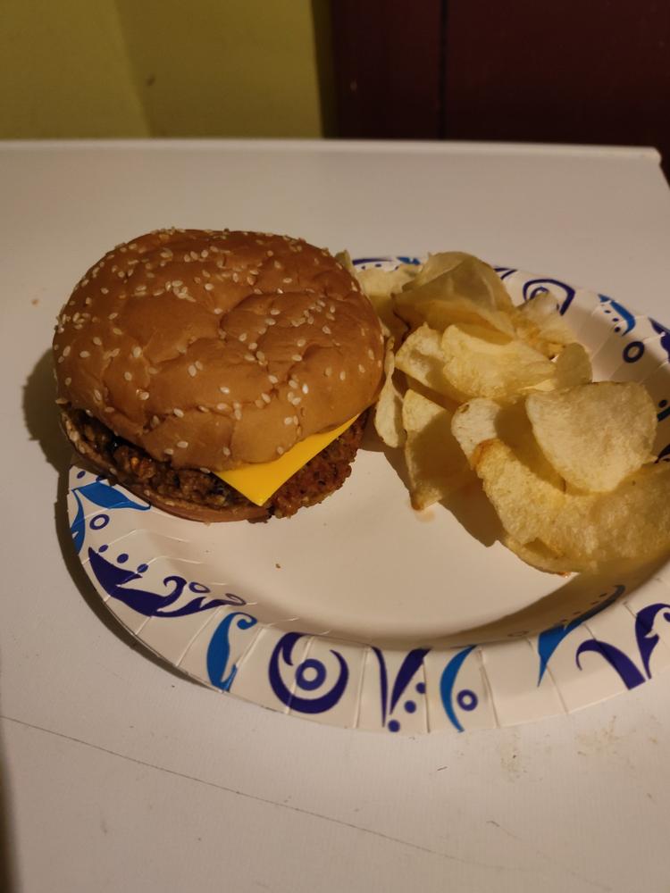 Black Bean Burger (33 servings) - Customer Photo From warren Pittman