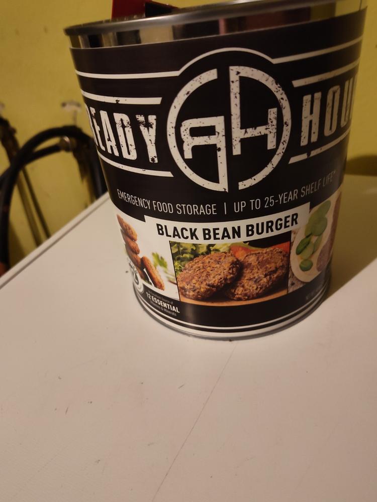 Black Bean Burger (33 servings) - Customer Photo From warren Pittman