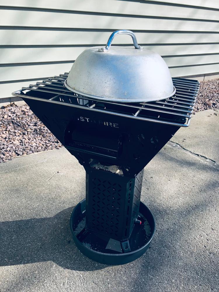 Inferno PRO Outdoor Biomass Stove by InstaFire - Customer Photo From Mike