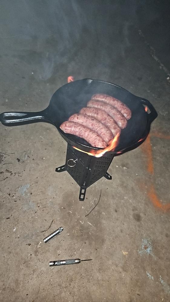 Inferno PRO Outdoor Biomass Stove by InstaFire - Customer Photo From Dakota Fouts