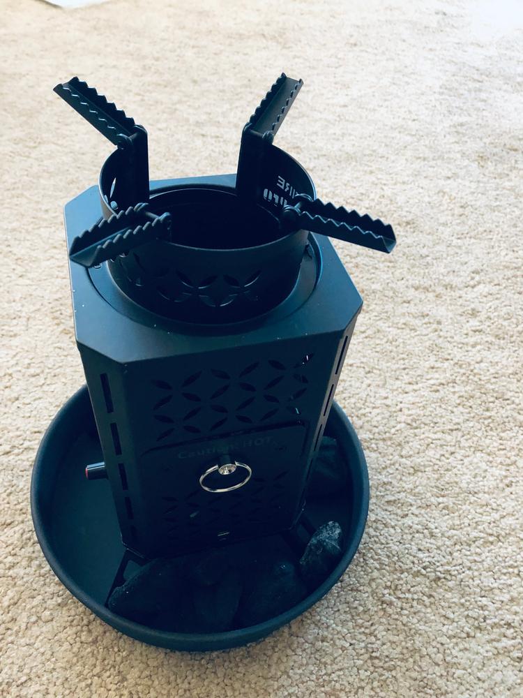 Inferno PRO Outdoor Biomass Stove by InstaFire - Customer Photo From Mike