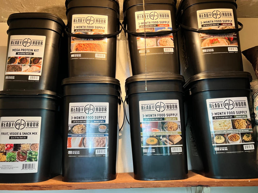 MEGA Protein Kit w/ Real Meat (72 servings, 1 bucket) - Customer Photo From Deborah Barnes