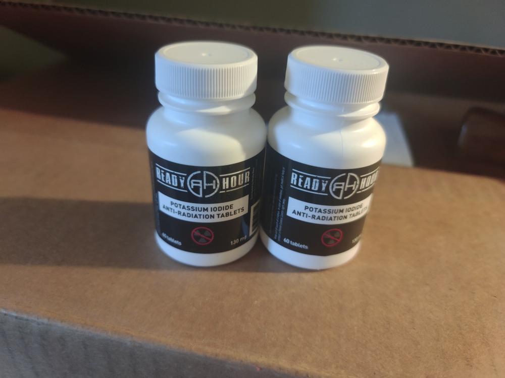 Potassium Iodide Anti-Radiation Tablets (130mg, 60ct) - Customer Photo From William Duffer