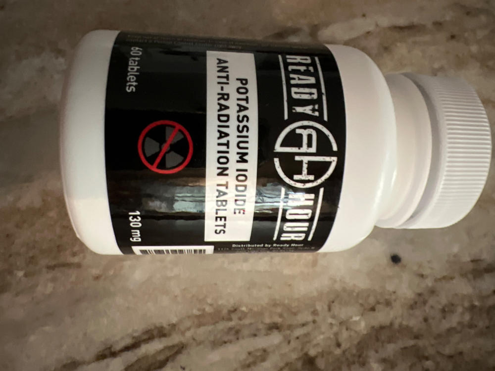 Potassium Iodide Anti-Radiation Tablets (130mg, 60ct) - Customer Photo From Diana Horn