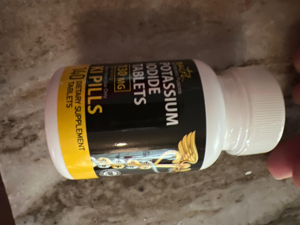 Potassium Iodide Anti-Radiation Tablets (130mg, 60ct) - Customer Photo From Diana Horn