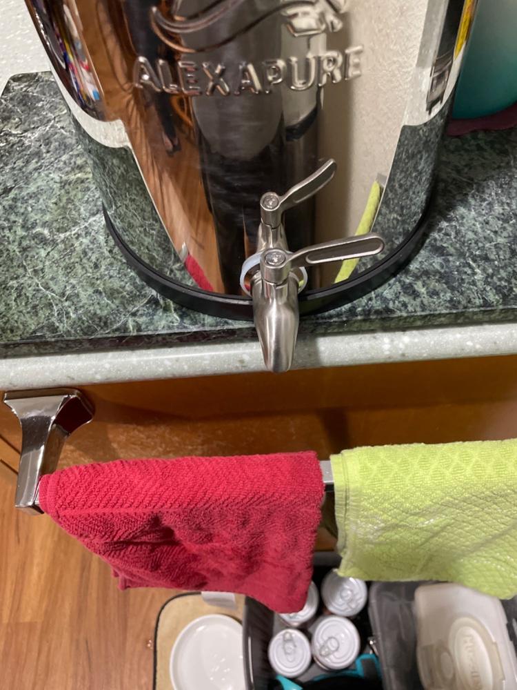 Alexapure Pro Stainless Steel Spigot - Customer Photo From John Pedro Jr.