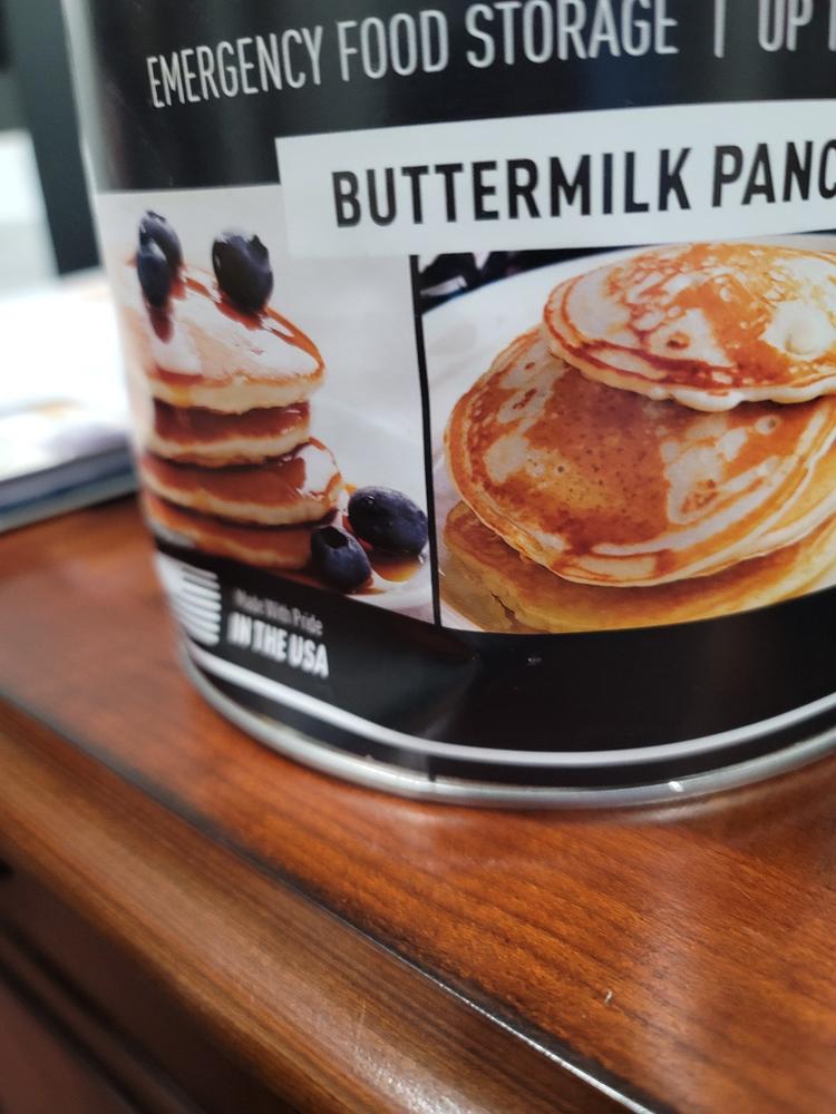Buttermilk Pancake Mix #10 Cans (96 total servings 3-pack) - Customer Photo From Kelli Boyle