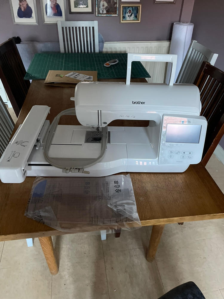 Brother Innovis 880E Embroidery Machine w/ Free PE Design Plus 2 - Customer Photo From rozanna webber