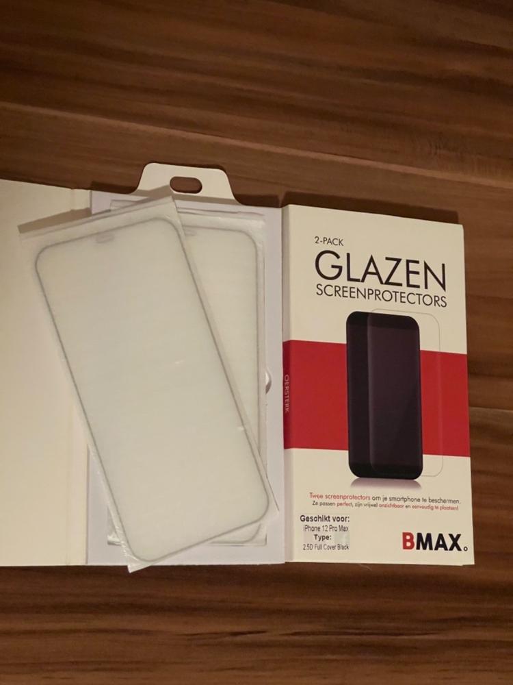 2-pack iPhone 12 Pro Max Glazen Screenprotector - Full Cover - Customer Photo From Jorn Thijssen