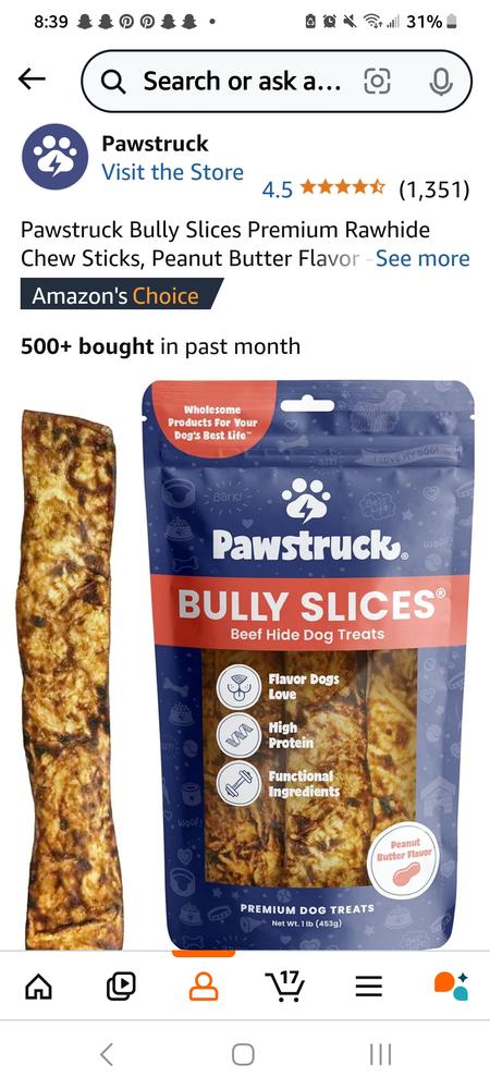 Bully Slices - Beef Flavor - Customer Photo From Karen & Ollie