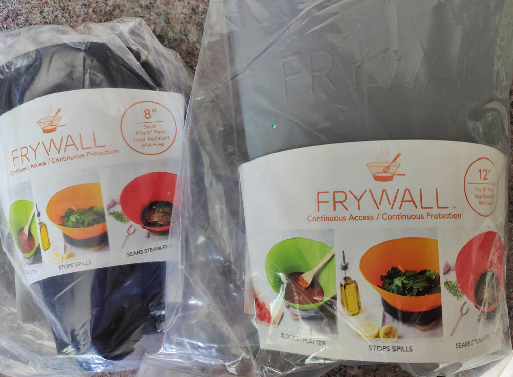 Frywall 8" - for small pans - Customer Photo From Kelly Cornford