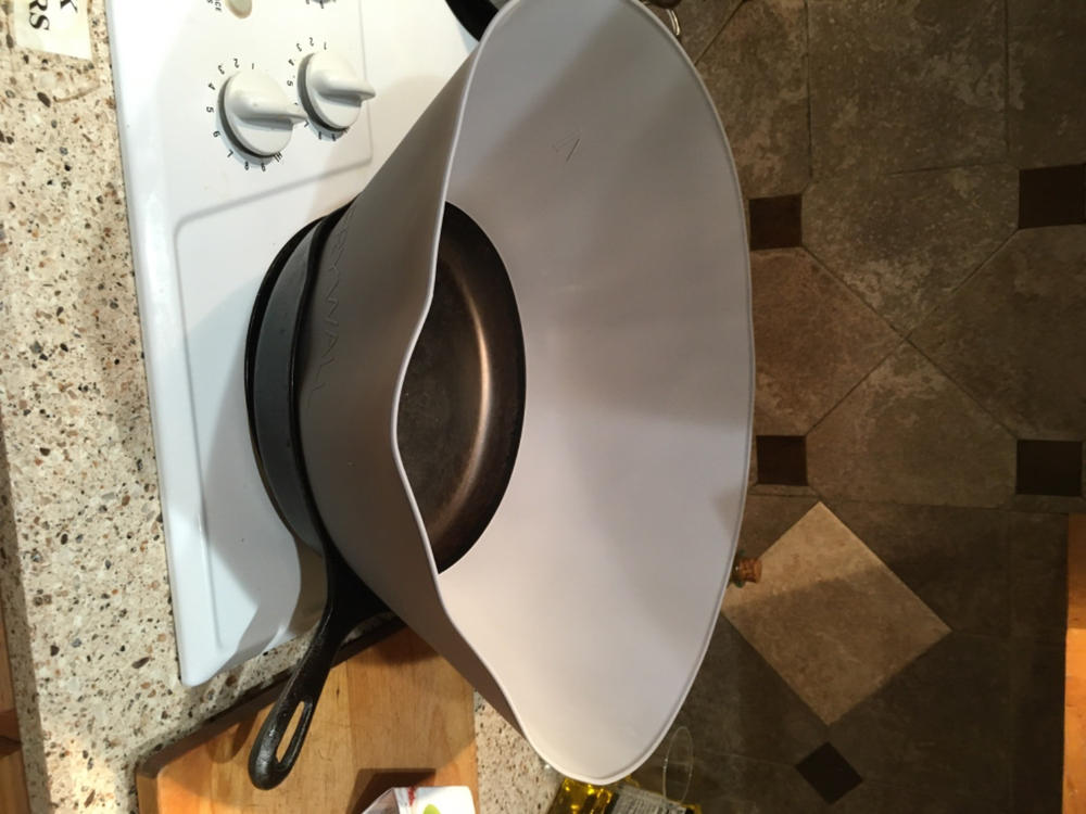 Frywall 12" - for large pans - Customer Photo From JAMES PERDUE