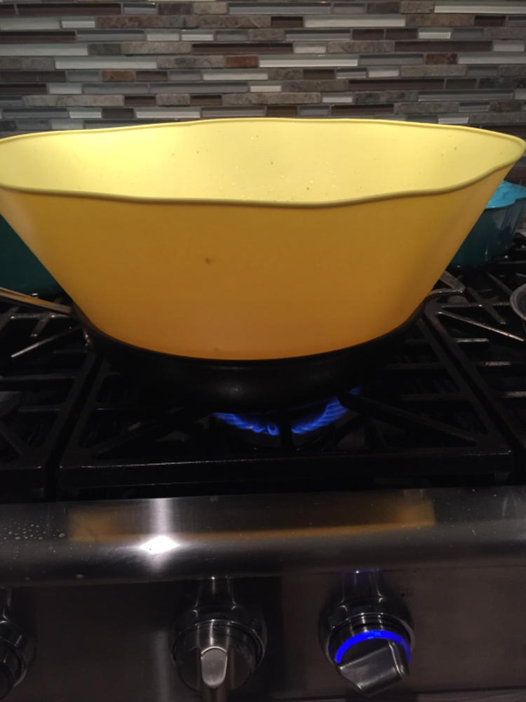 Frywall 12" - for large pans - Customer Photo From Janet Fricke