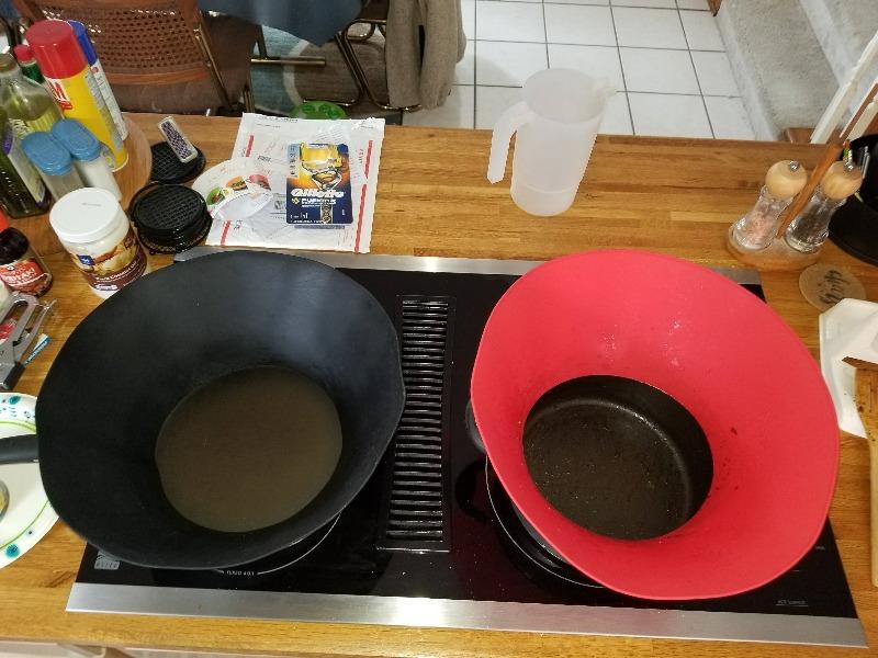 FRYWALL 11" - For medium-large pans. - Customer Photo From Steven W.
