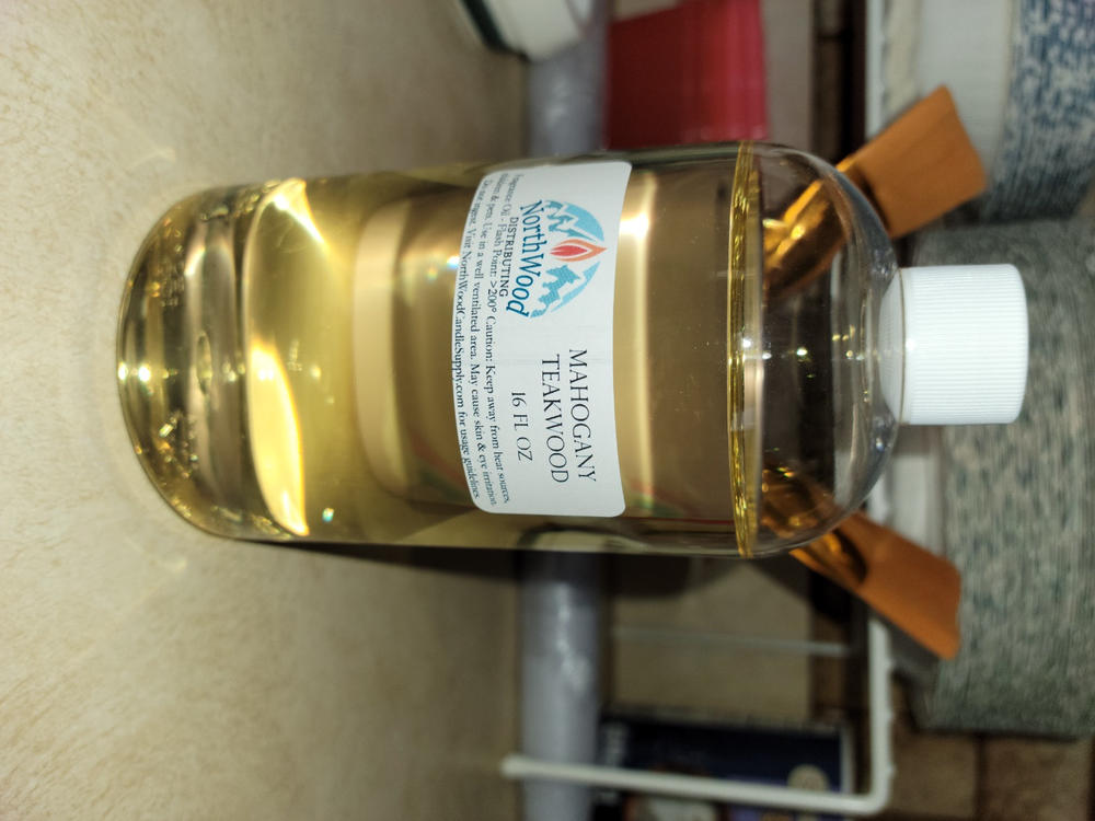 Mohogany and Teakwood 4 Ounce / 118 ml Glass Bottle of Fragrance / Perfume  Oil / Essential Oil Blend