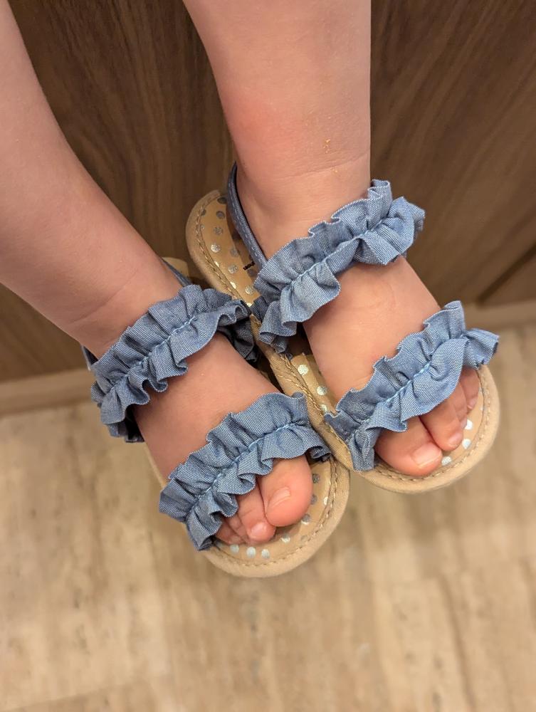 MATILDA Ruffle Sandals - Customer Photo From Sophia