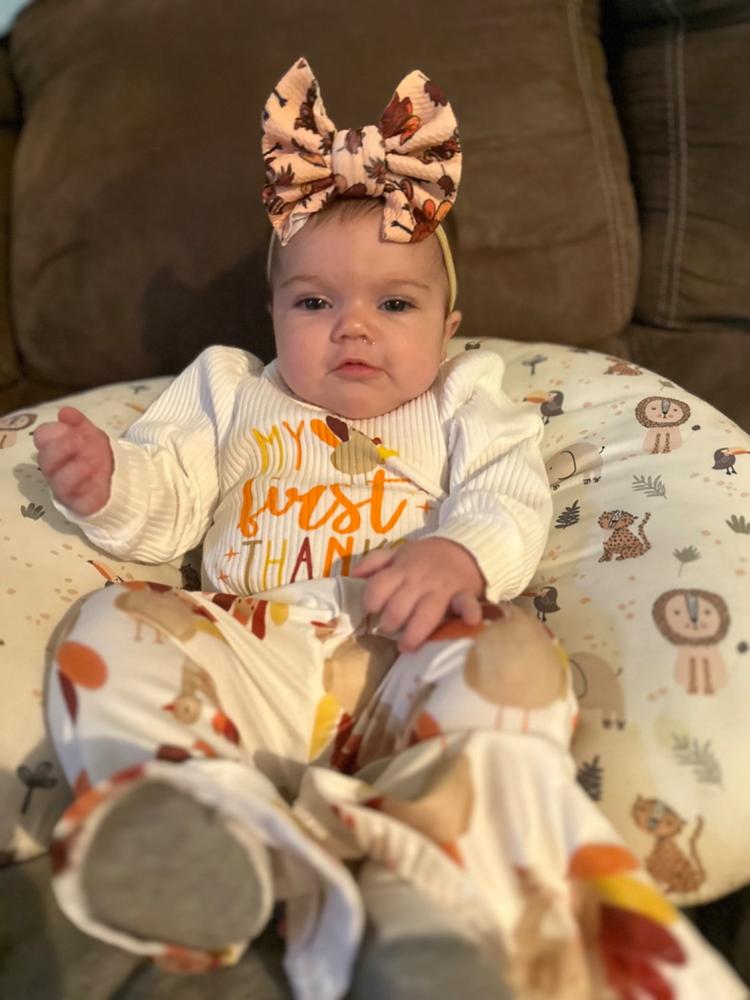 MY FIRST THANKSGIVING Bellbottoms Outfit - Customer Photo From Emily Zerkle