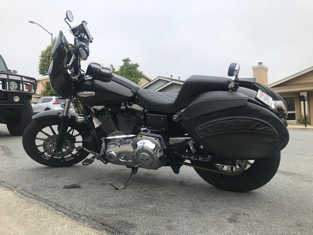 Leather Pros Retro Series V3 DYNA Saddlebags Rogue Rider Industries