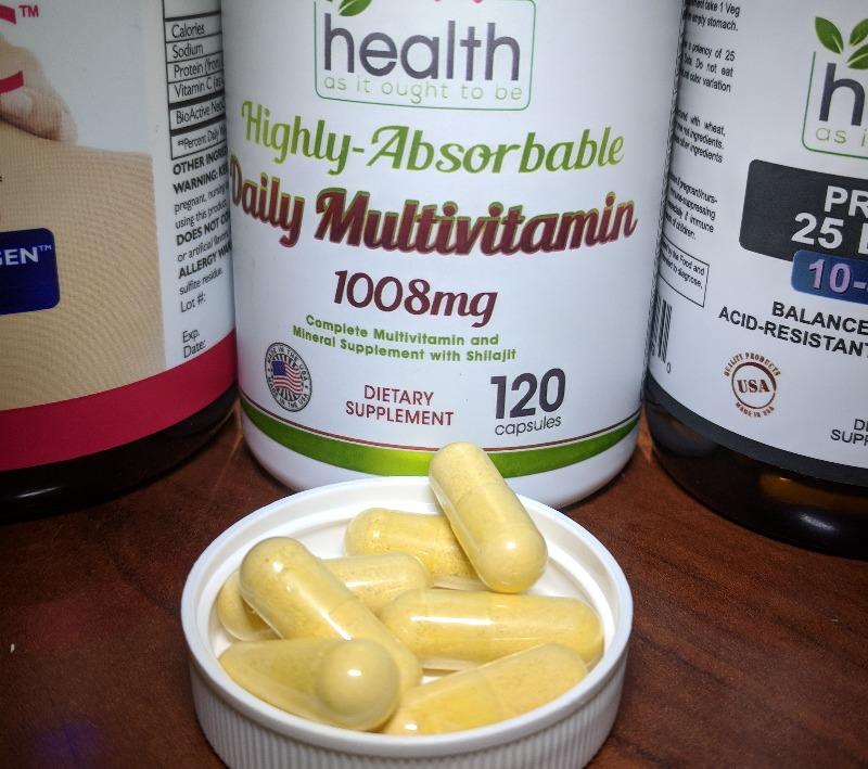 HAIOTB Highly-Absorbable Daily Multivitamin - 120 Capsules - Customer Photo From Lori H.
